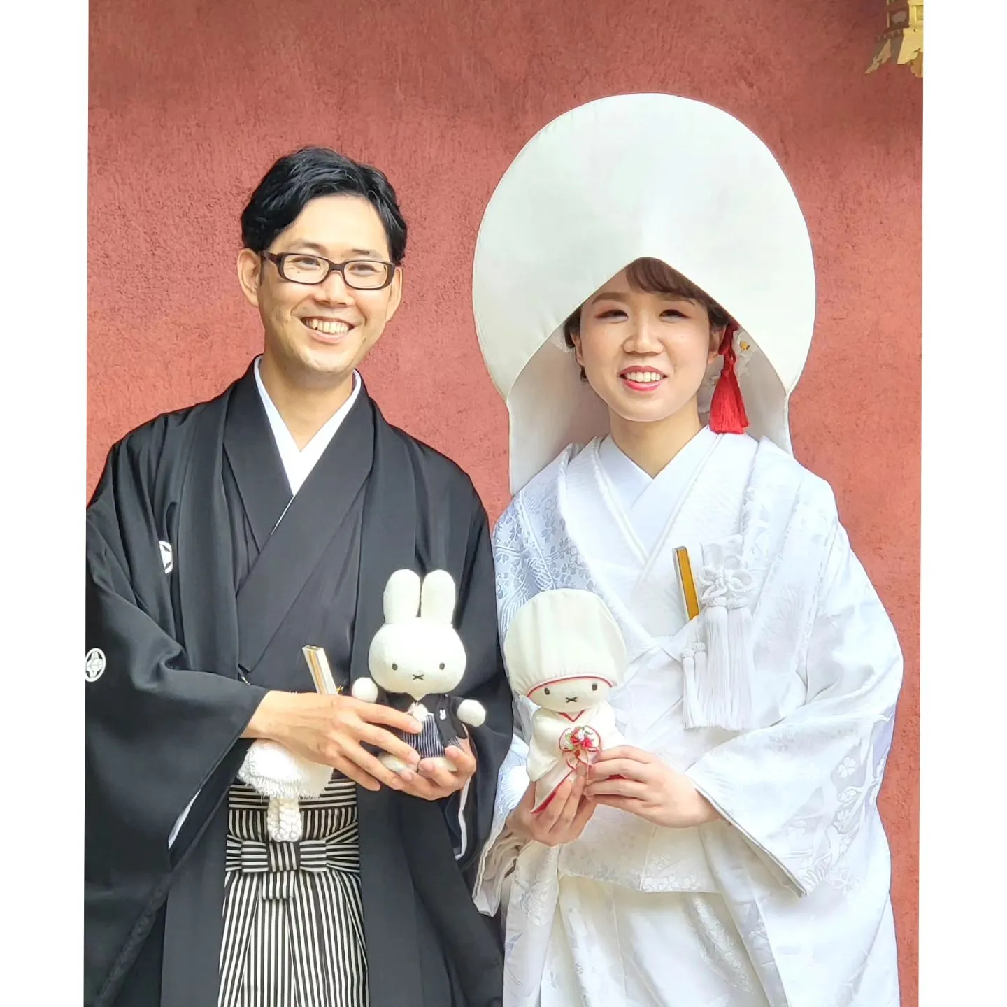 お天気に恵まれ神社式も素敵でした😊