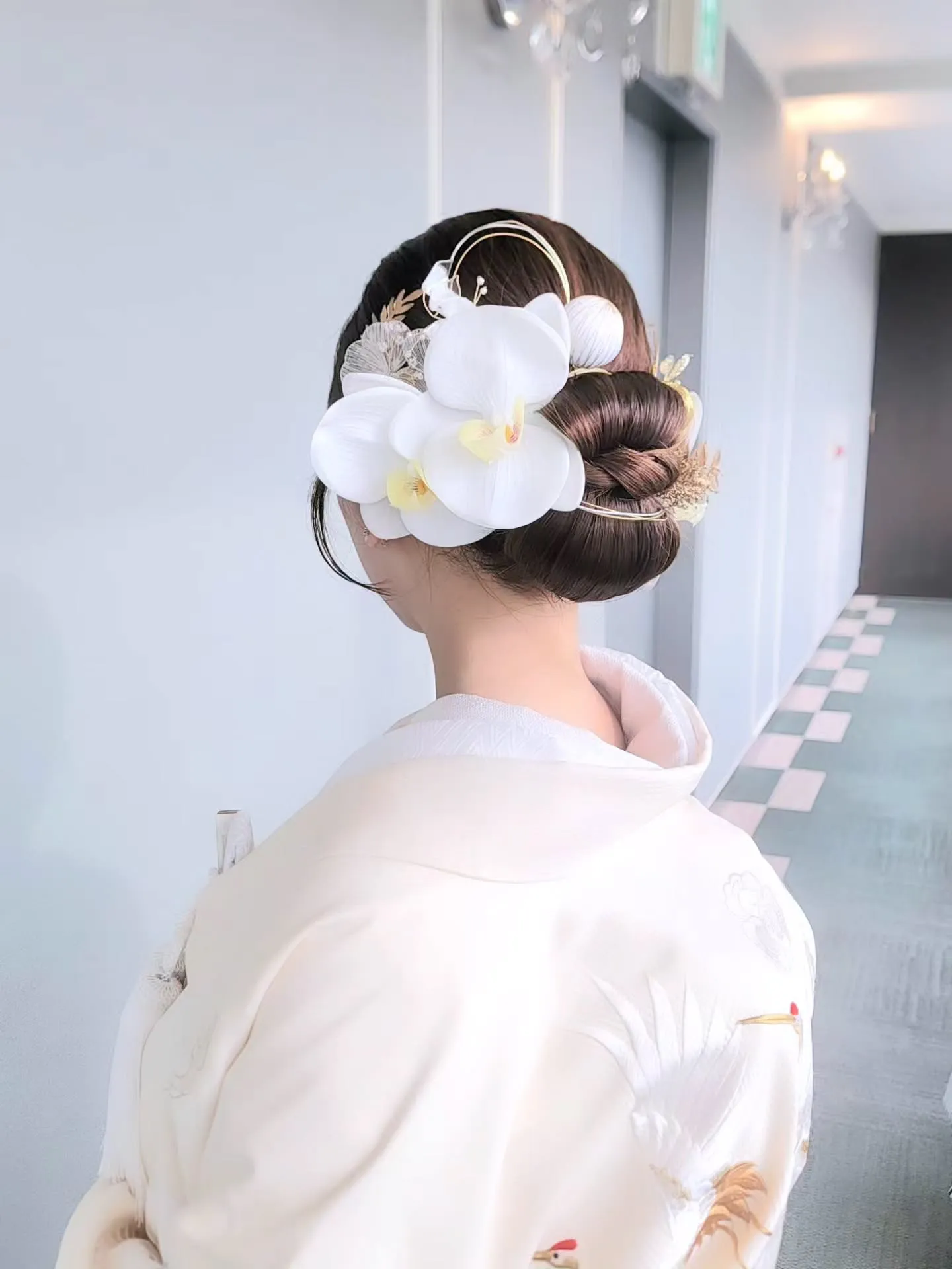 ウエディングドレスからお色直しで白無垢でした👘