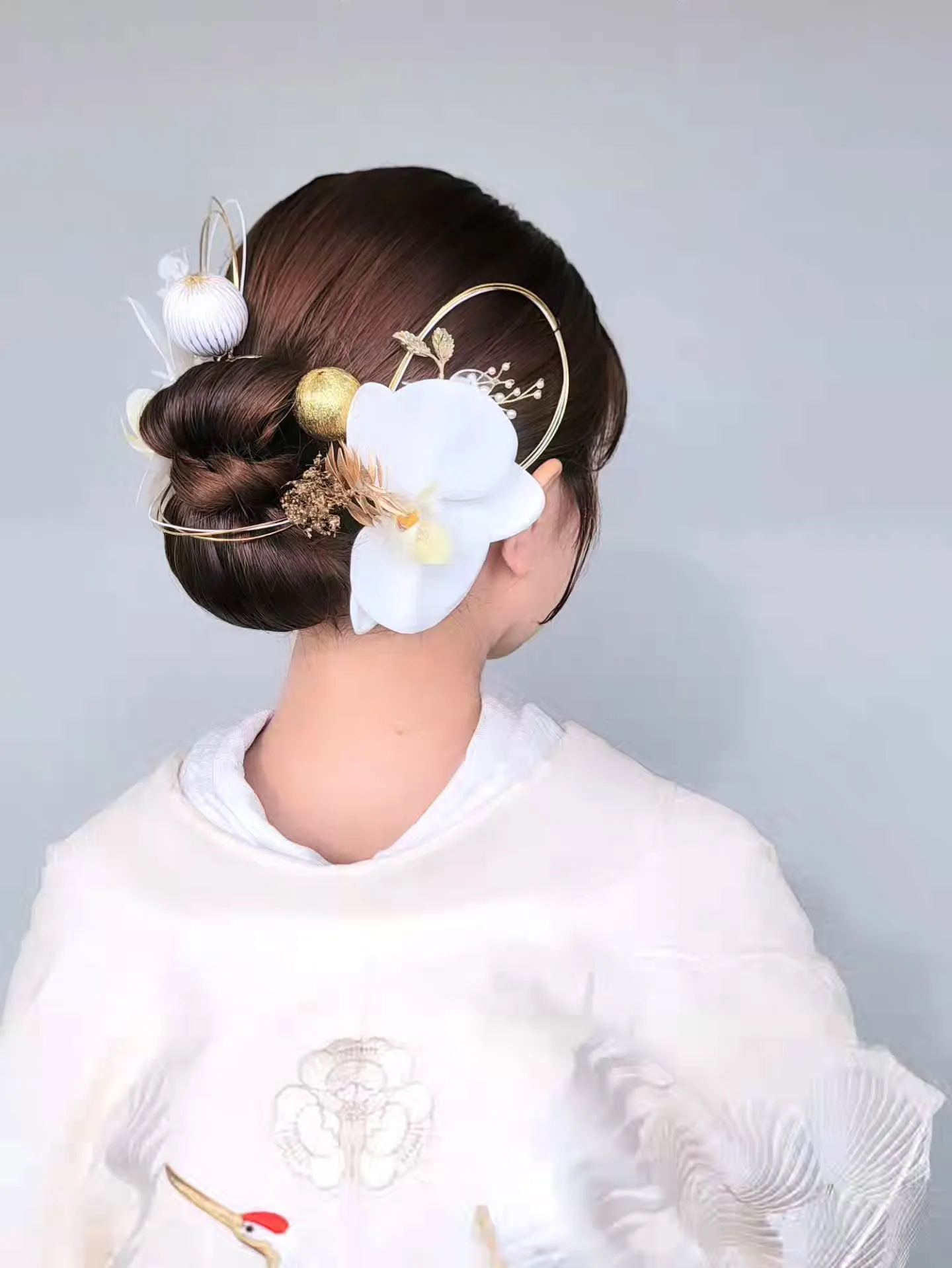 ウエディングドレスからお色直しで白無垢でした👘